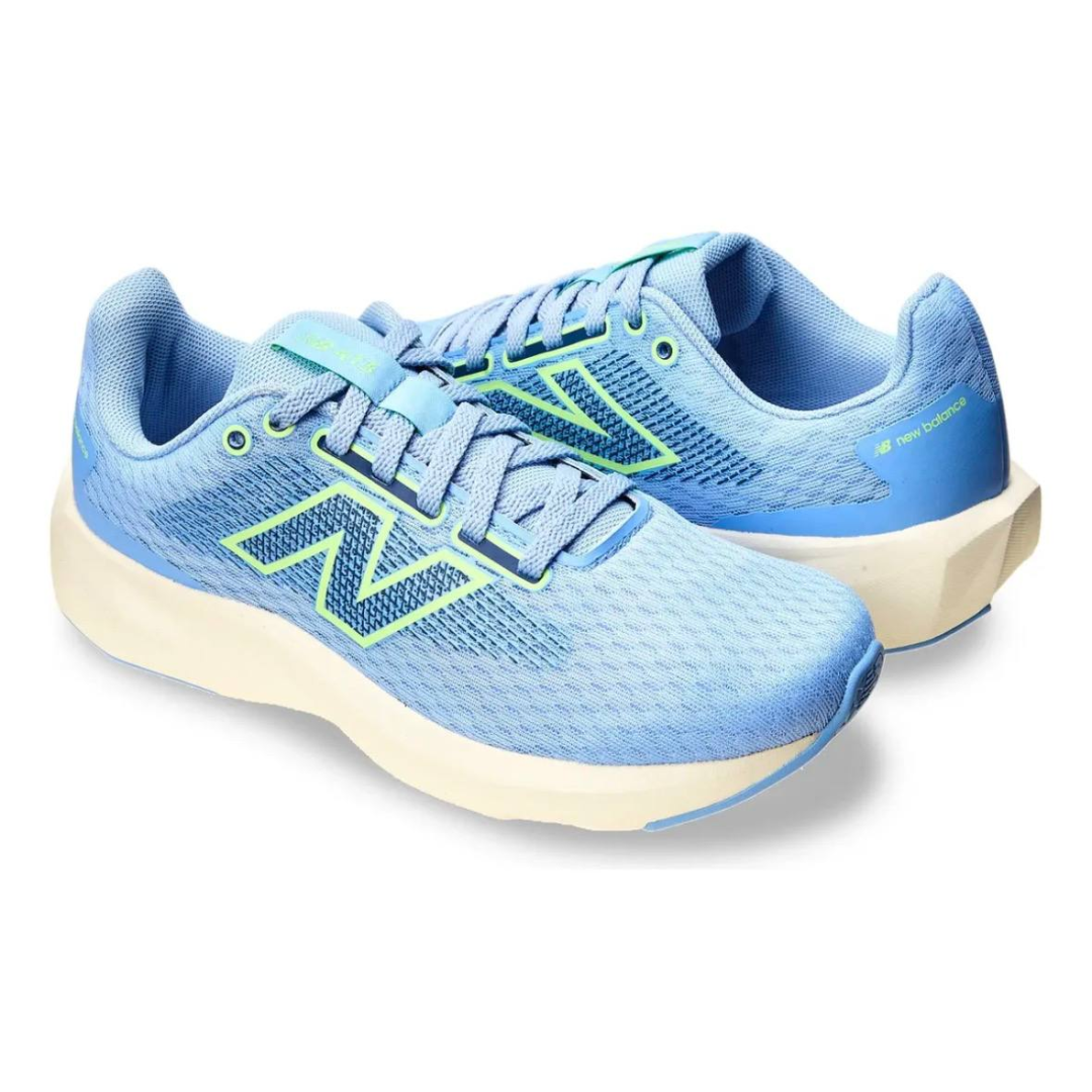 Tênis Esportivo Feminino 413v3 New Balance Azul-claro Lisa 39 Br