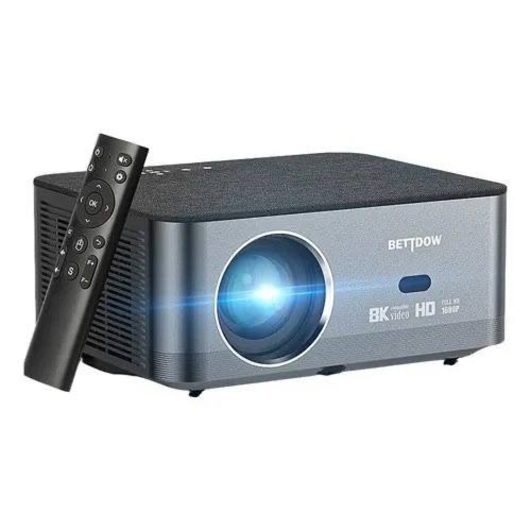 Projetor Bettdow Smart Home Wifi6 4K Full HD 1080p 15000lm Android LED Preto