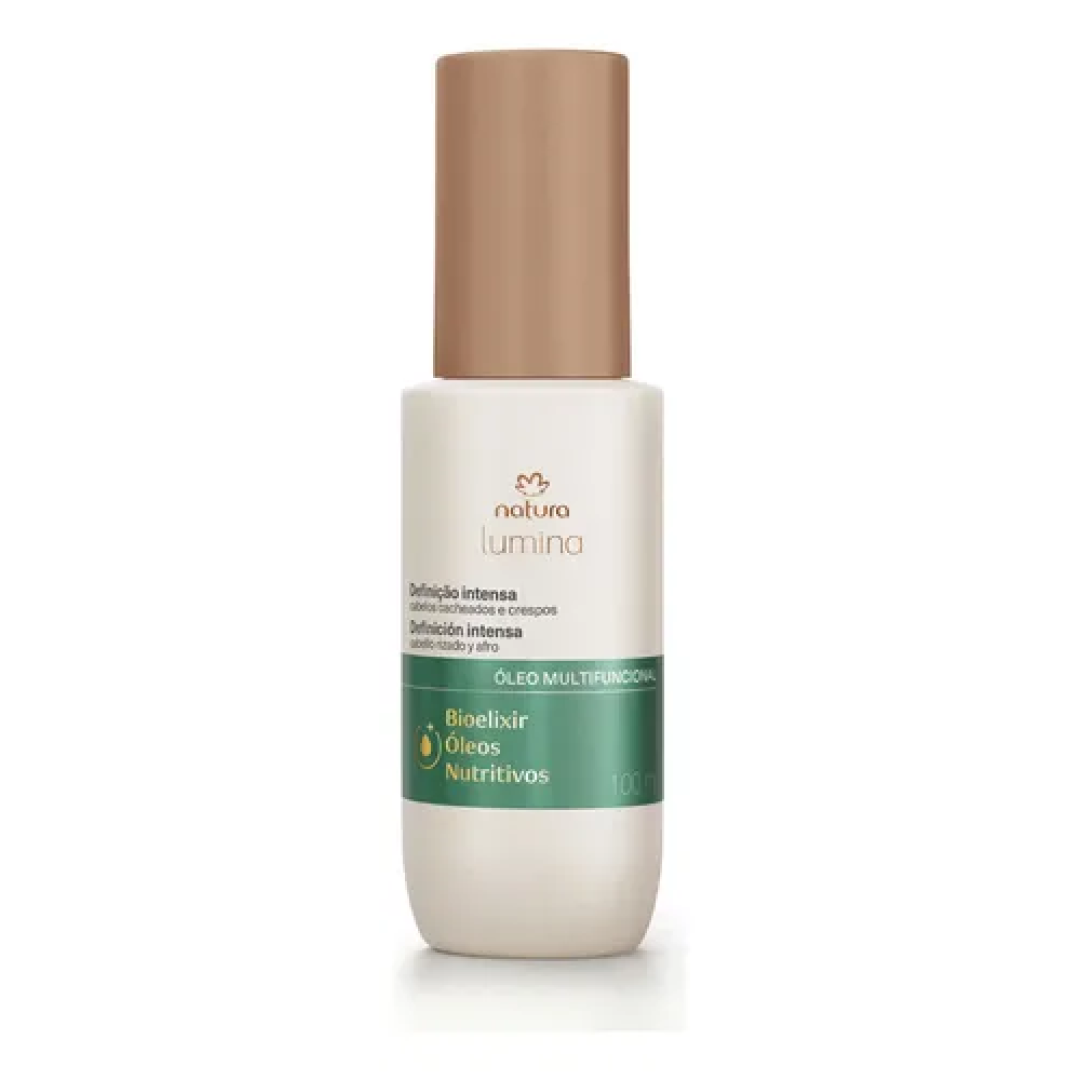 Óleo Multifuncional Cacheados e Crespos Natura Lumina 100ml