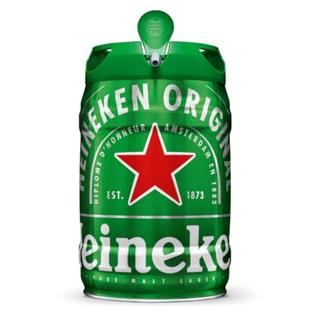 2x Heineken Cerveja Barril 5L