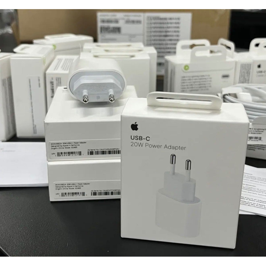 Tomada Adaptador de Corrente USB-C 20W Apple