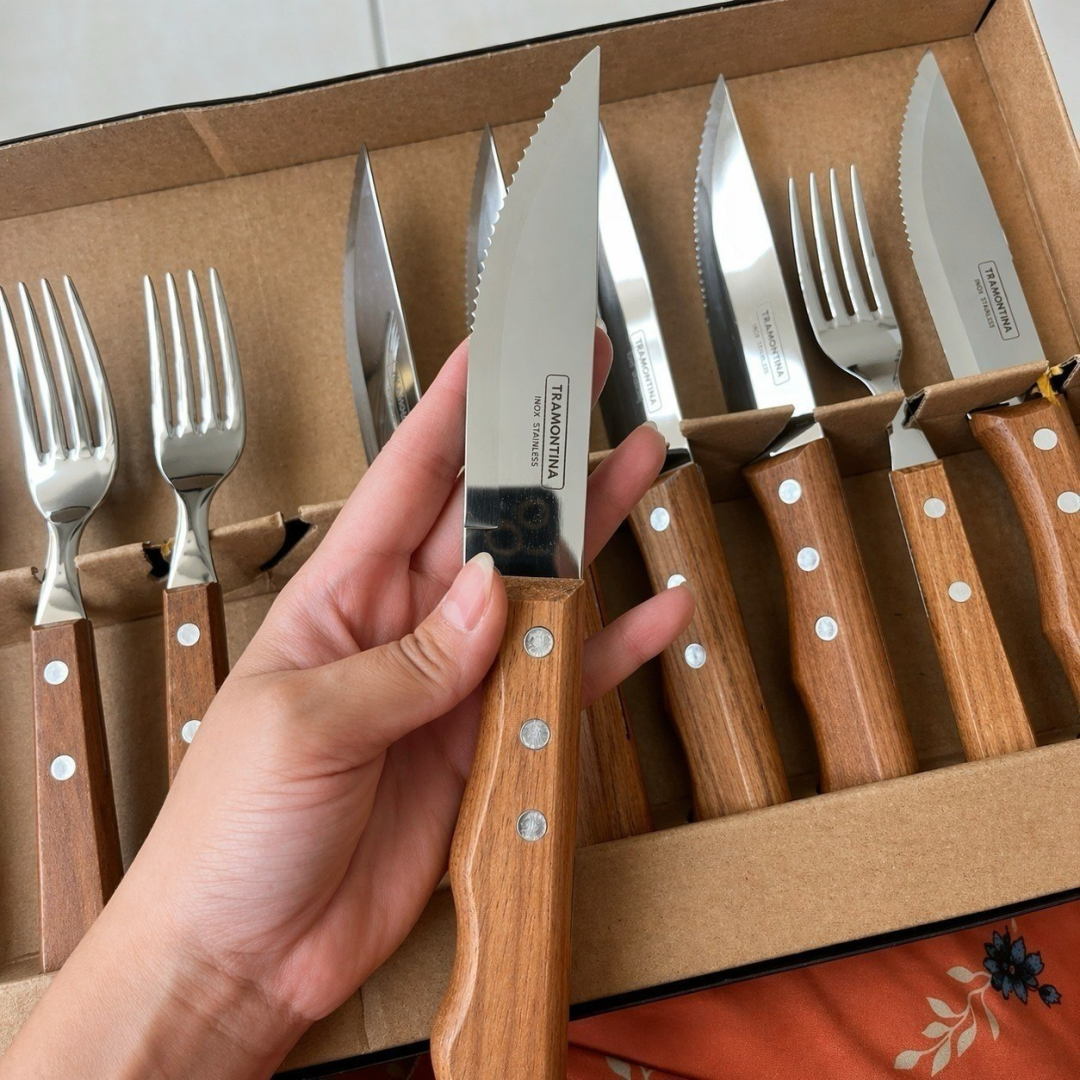 Jogo Para Churrasco Tramontina com 12 Peças