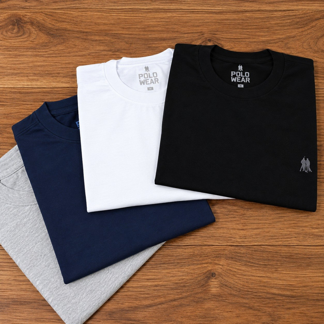 Kit com 4 Camisetas Polo Wear