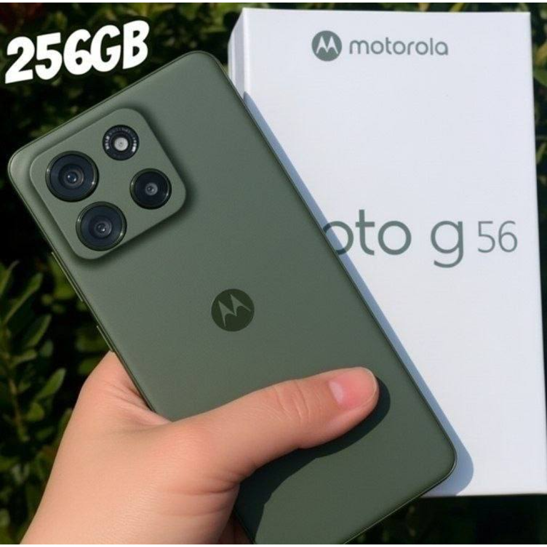 Smartphone Motorola Moto g56 5G 256GB - 8GB RAM+16GB Ram Boost, e 50MP Sony Lytia 600 AI Camera Ultrarresistência militar IP68 + IP69