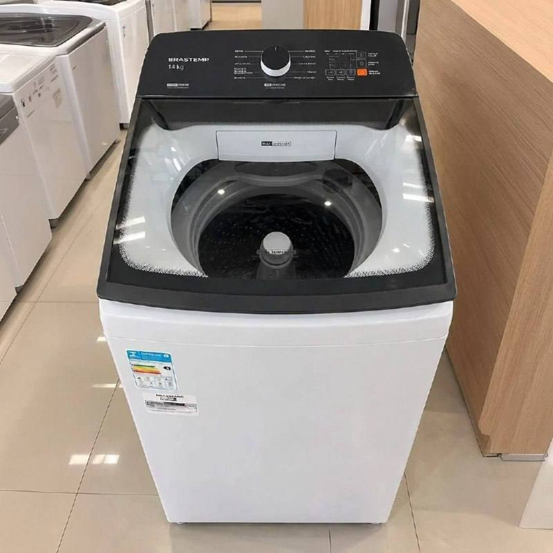 Máquina De Lavar Bwf14ab 14kg Smart Sensor Ciclo Brastemp - Branco