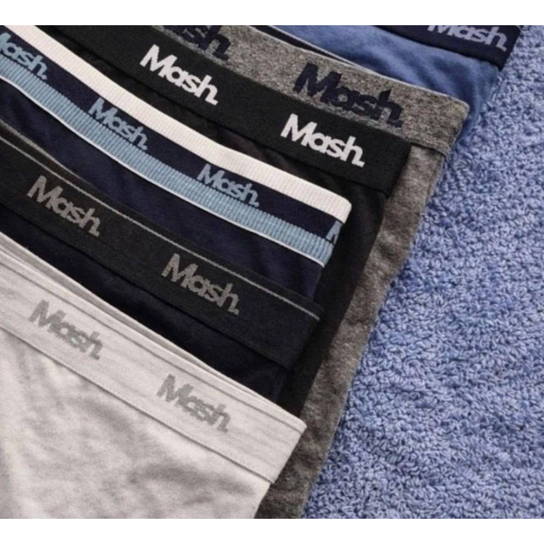 Kit Com 10 Cuecas Boxer Algodão Cotton Masculina Adulto Mash