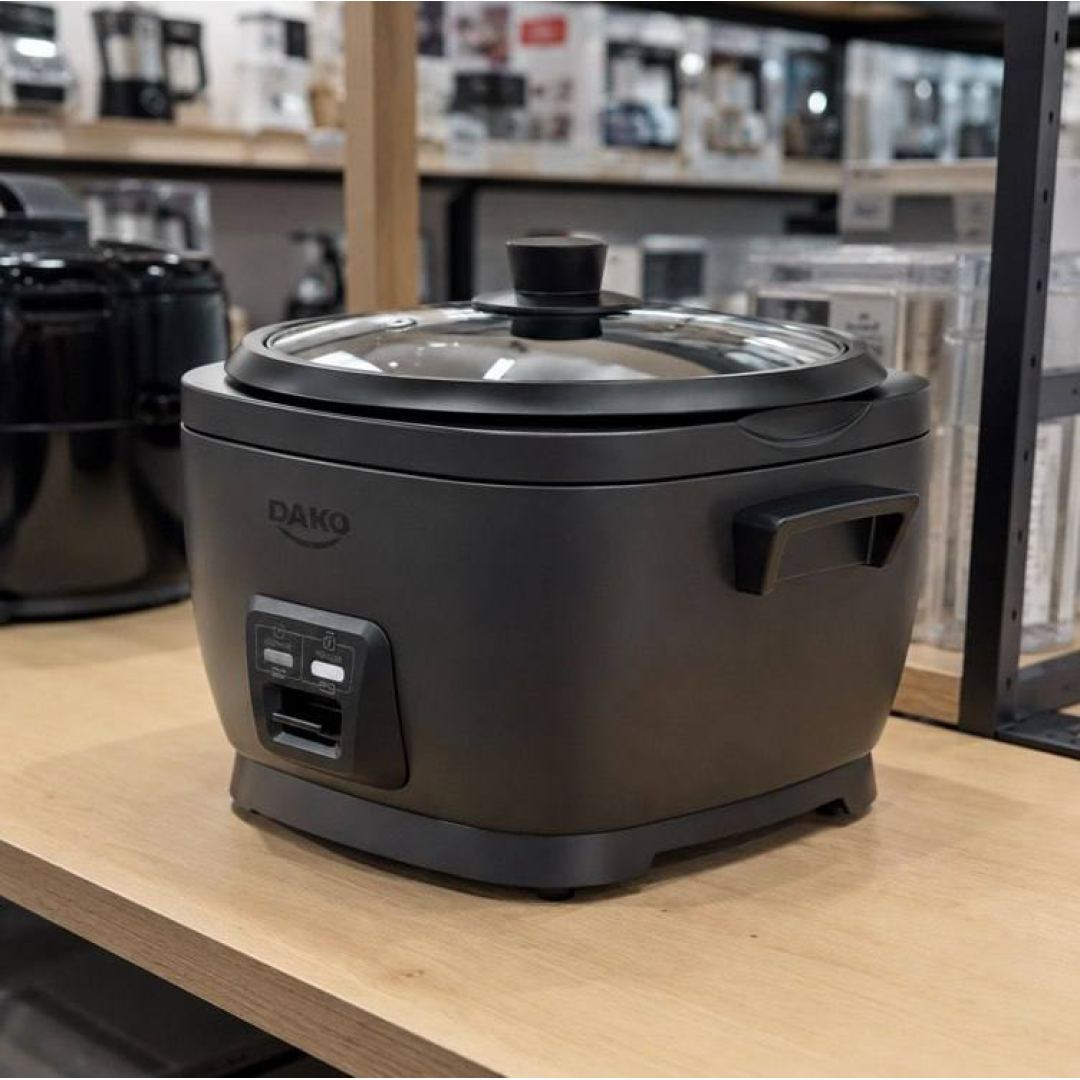 Panela De Arroz Elétrica Dako 700w Com 4 L 10 Xícaras Cinza Cor Cinza-escuro Frequência 60 Hz 220v