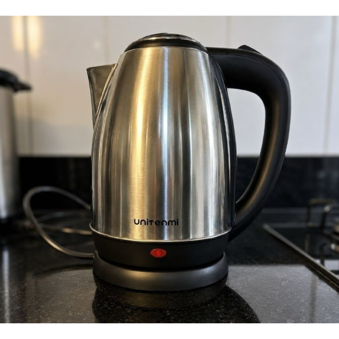 Chaleira Elétrica 1200w Unitermi Atacama Prateado 1,8l