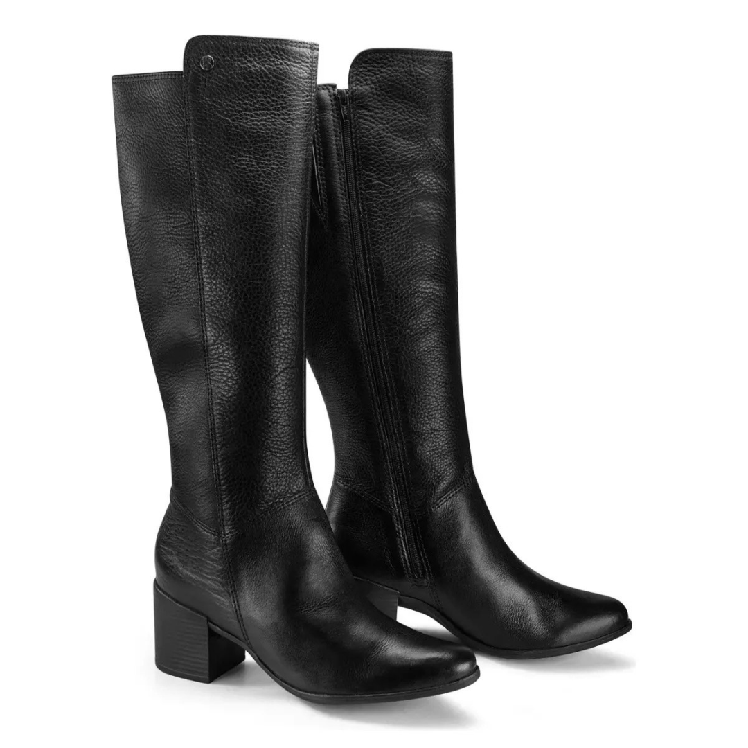 Bota Cano Longo Couro Bottero Inverno Bloco