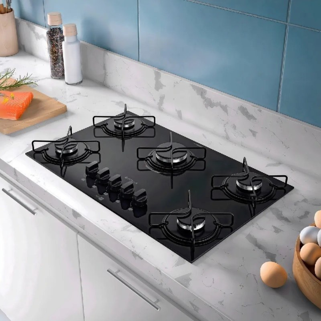 Cooktop 5 Bocas A Gás Atlas Agile Up