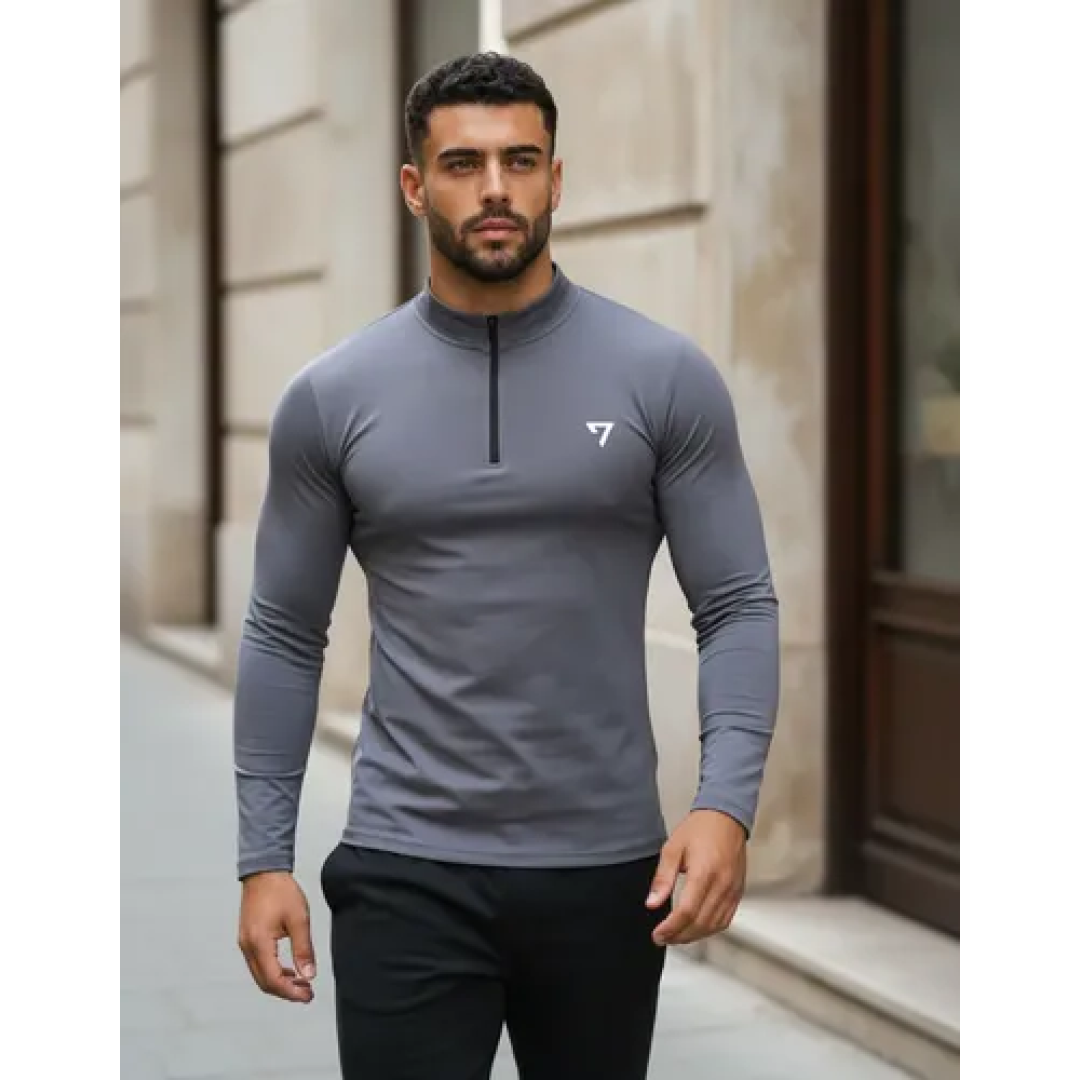 Camisa Térmica Manga Longa Com Zíper