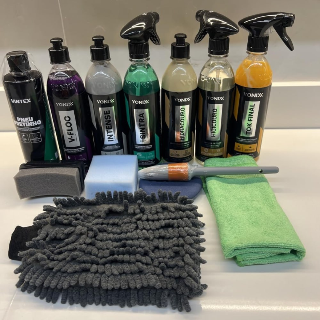 Kit Lavagem Automotiva Completa + Acessórios Yamase