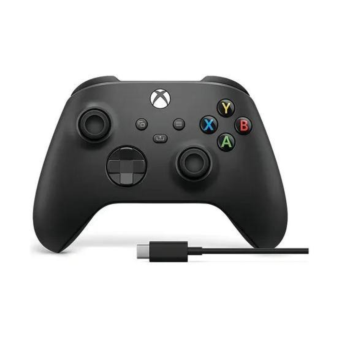 Controle Sem Fio Xbox Series Ep2-40651 + Cabo Usb Preto Carbon Black