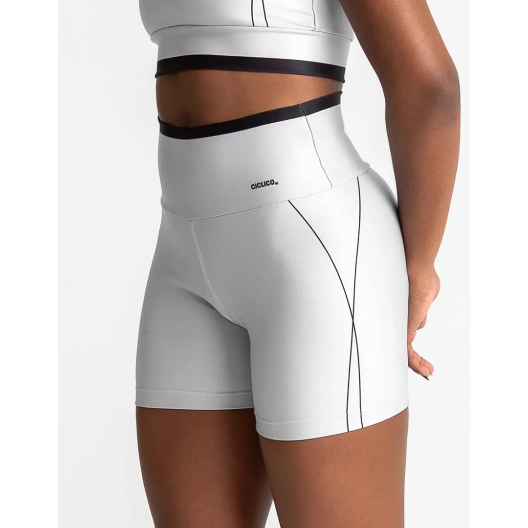 Shorts Academia Cós Alto Zero Transparência Fitness