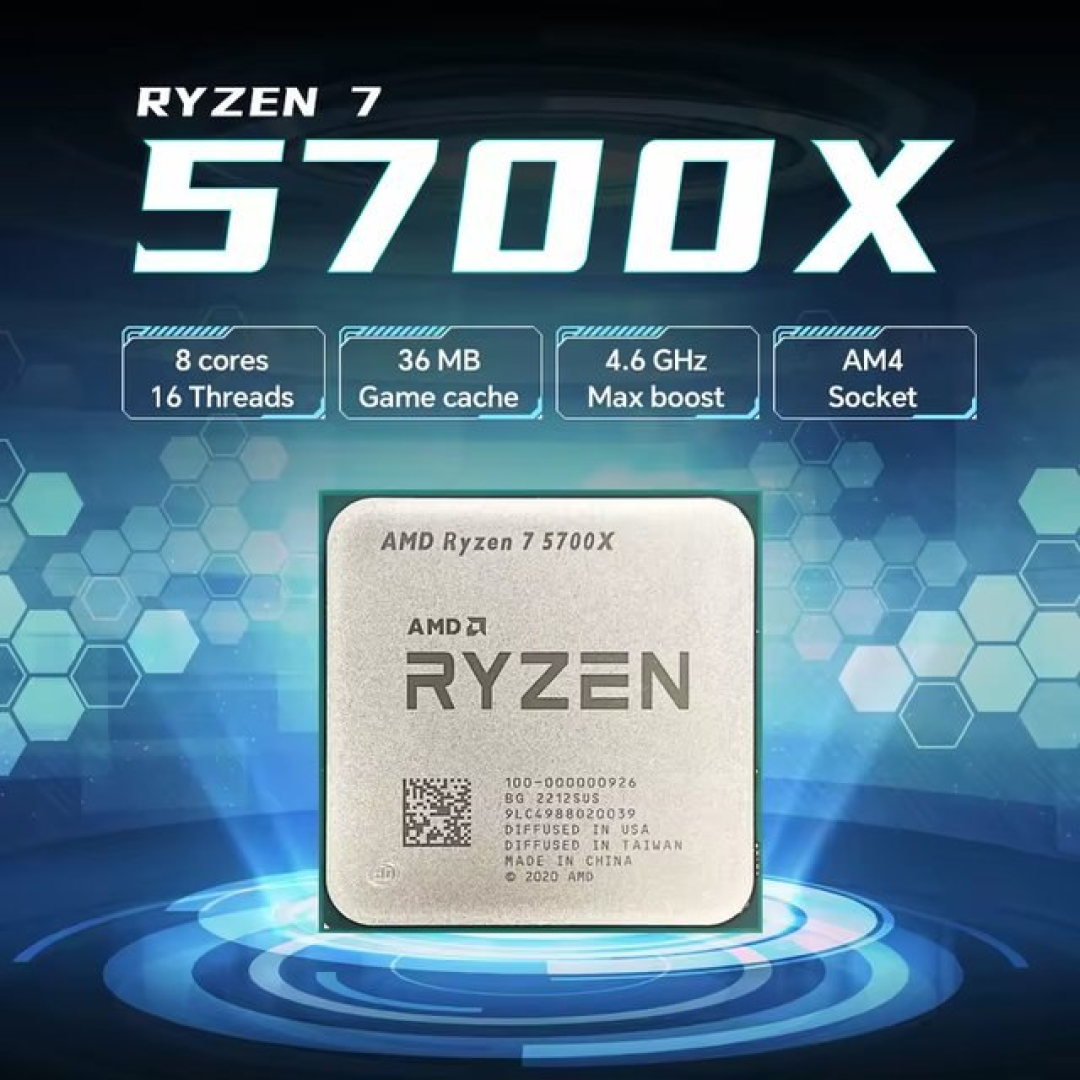 Processador Amd Ryzen™ 7 5700x 8/16 4.6Ghz (Oem)