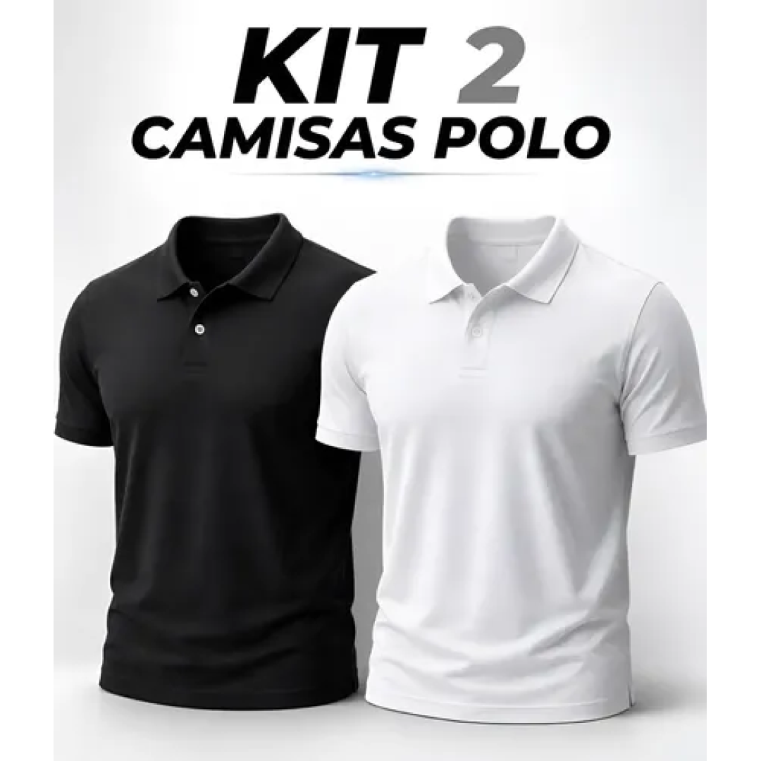 Kit com 2 Camisas Golo Piquet
