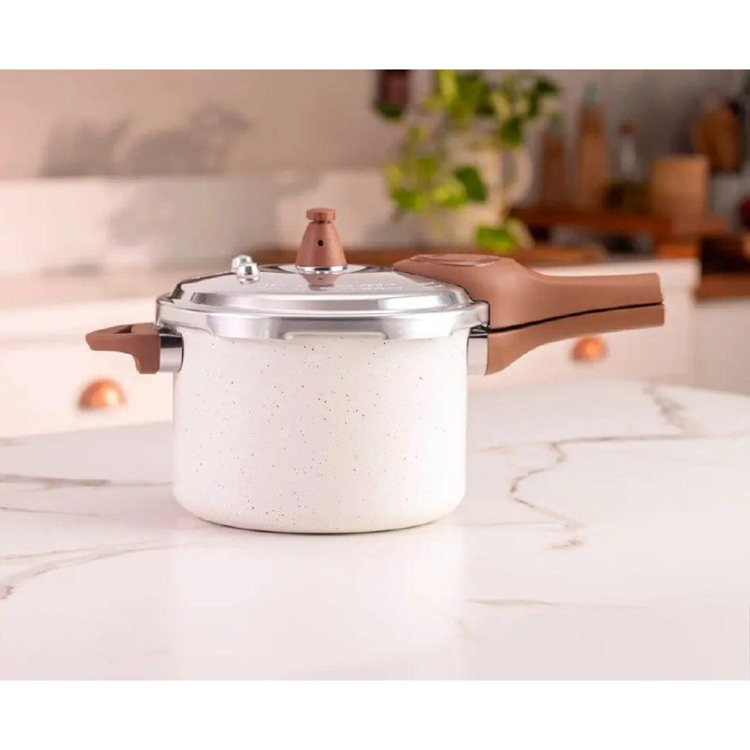 Panela De Pressão Brinox Pressure 4,2l Ø20 X 14,5 Cm Vanilla Baunilha