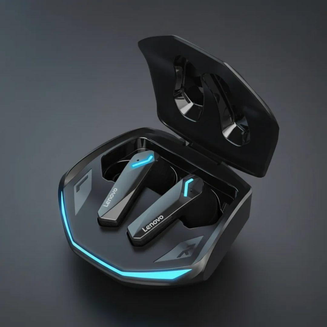 Fone de Ouvido Lenovo Bluetooth 5.3 Gamer Sem Fio com Microfone e IPX5