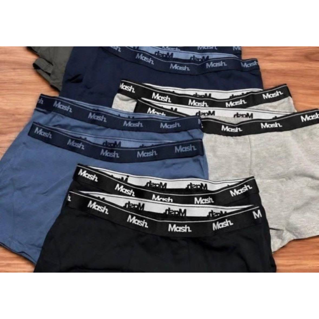 Kit De 10 Cuecas Boxer Mash Algodão Box Confortável Original
