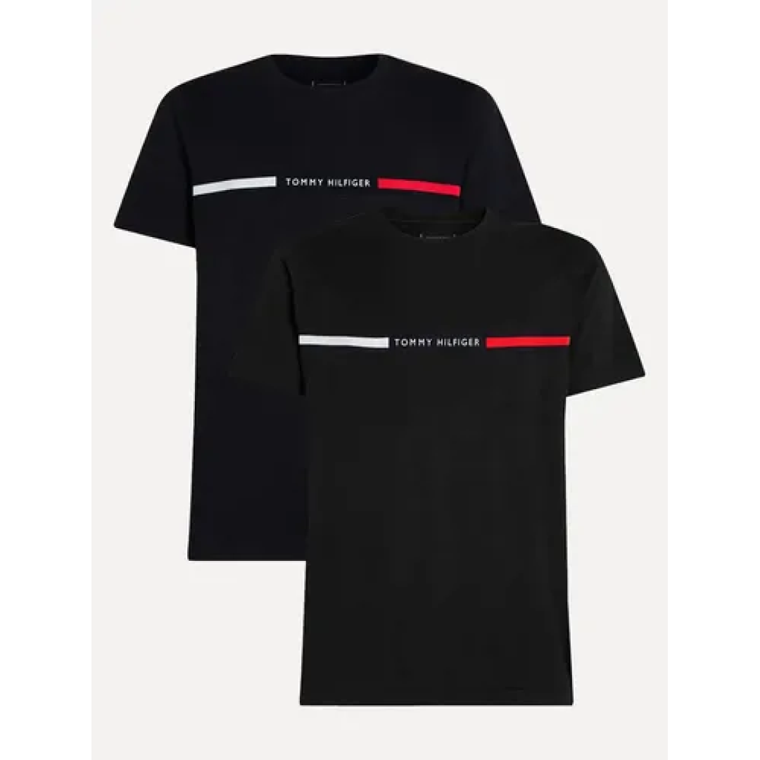 Kit com 2 Camisetas Tommy Hilfiger Insert