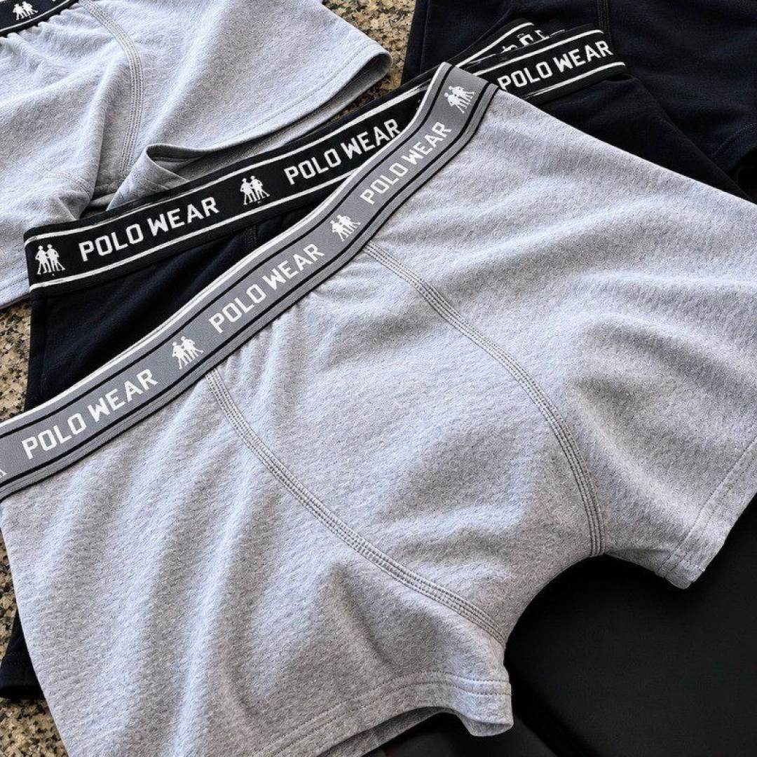 Kit com 10 Cuecas Sem Costura Algodão Polo Wear