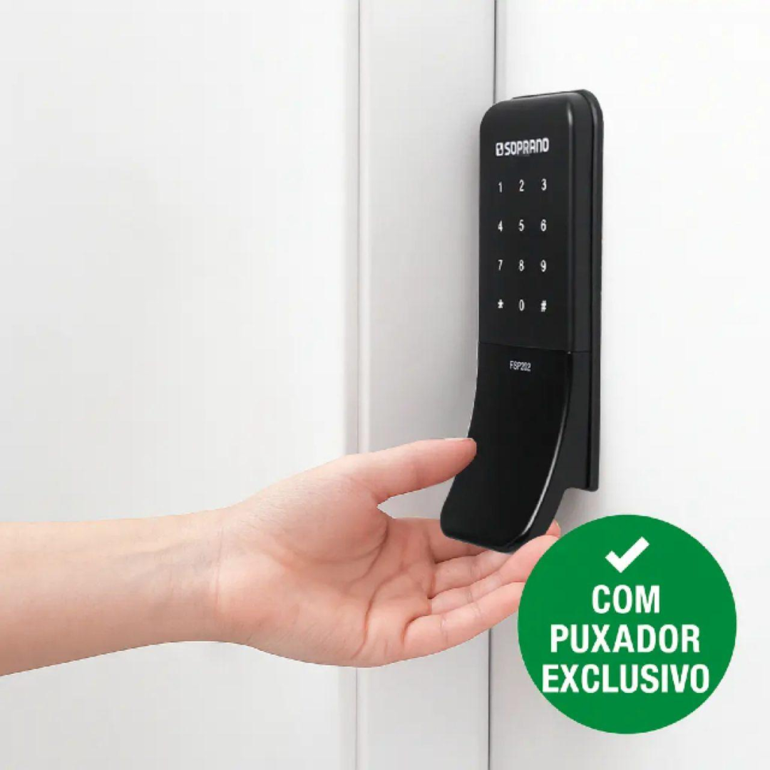 Fechadura Digital De Sobrepor Puxador FSP202 - Soprano