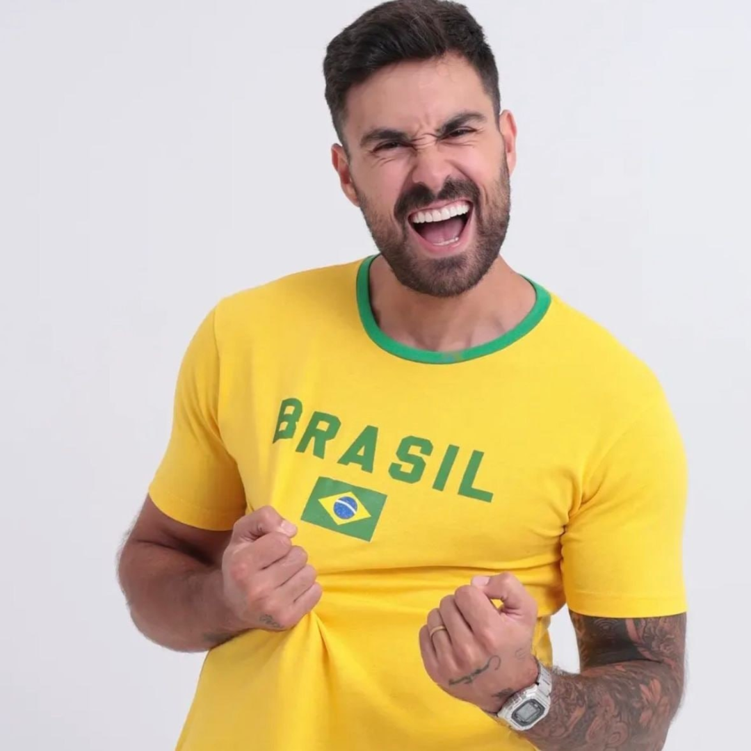 Camiseta Do Brasil Masculina