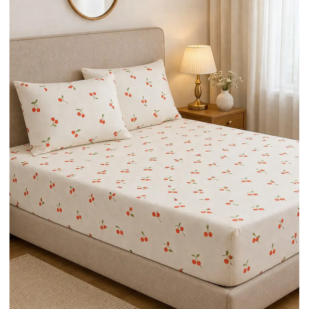 Jogo De Lençol Queen 3 Peças 150 Fios Algodão