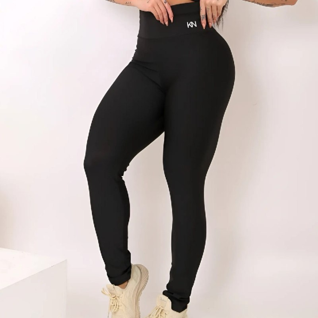 Calça Legging Fitness Zero Transparência Cintura Alta Koenig