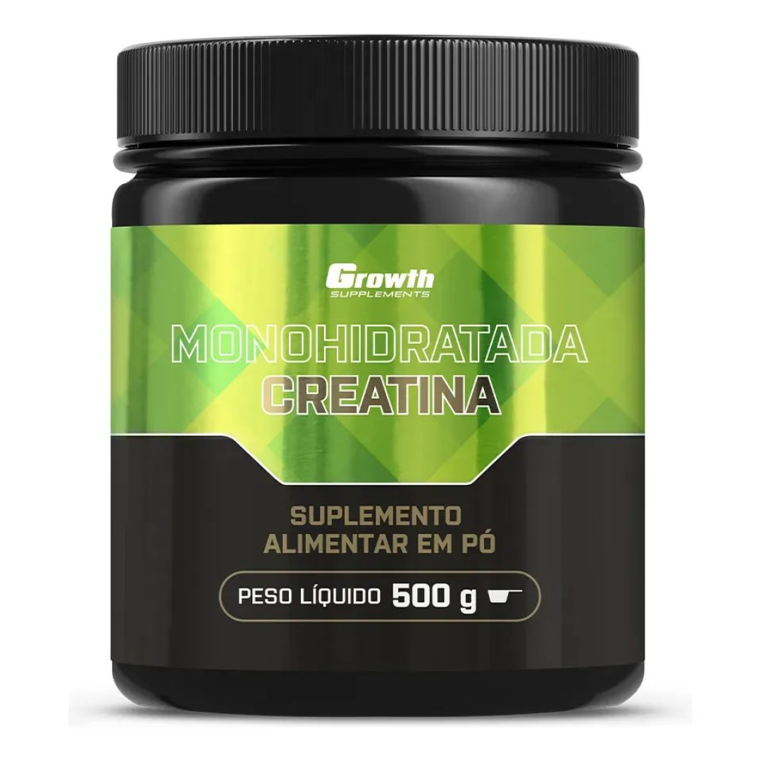 Creatina Monohidratada 500g Pó Growth