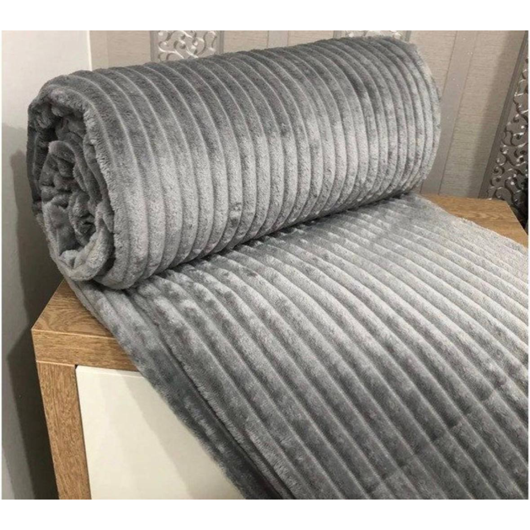 Cobertor Manta Fleece Soft Queen Microfibra Grosso - Inverno
