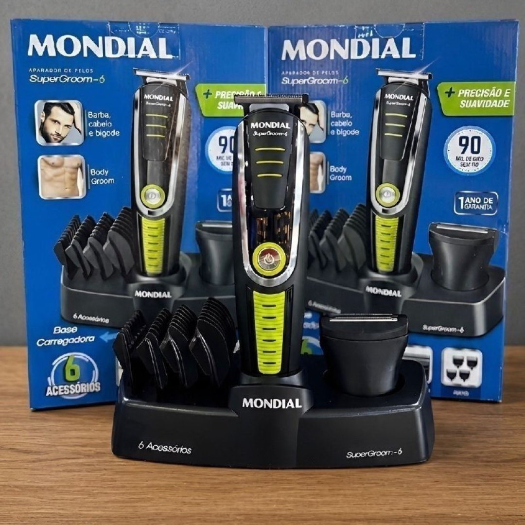 Aparador de Pelos Super Groom 06 Mondial