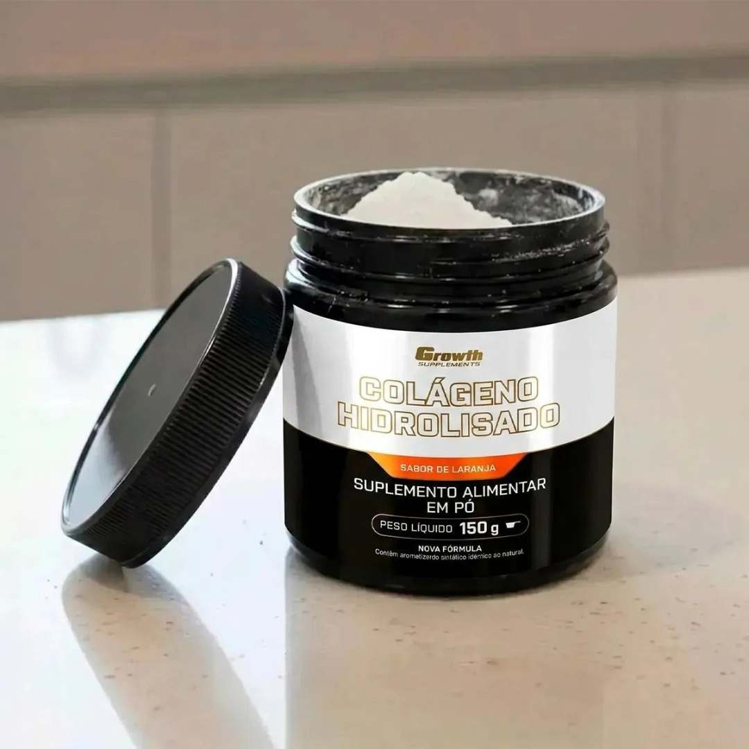 Colágeno Hidrolisado 150g Growth Supplements Laranja