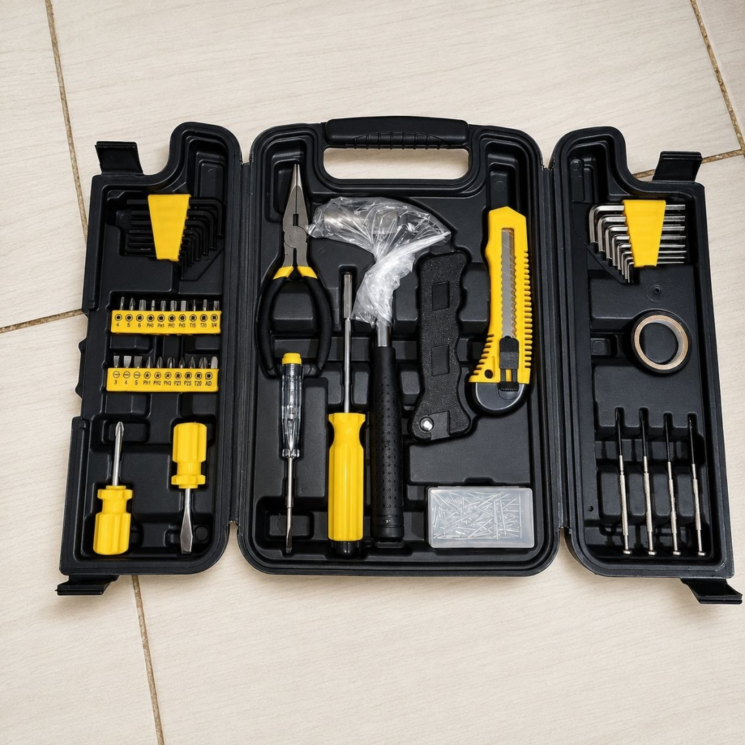 Kit com 200 Ferramentas com Maleta