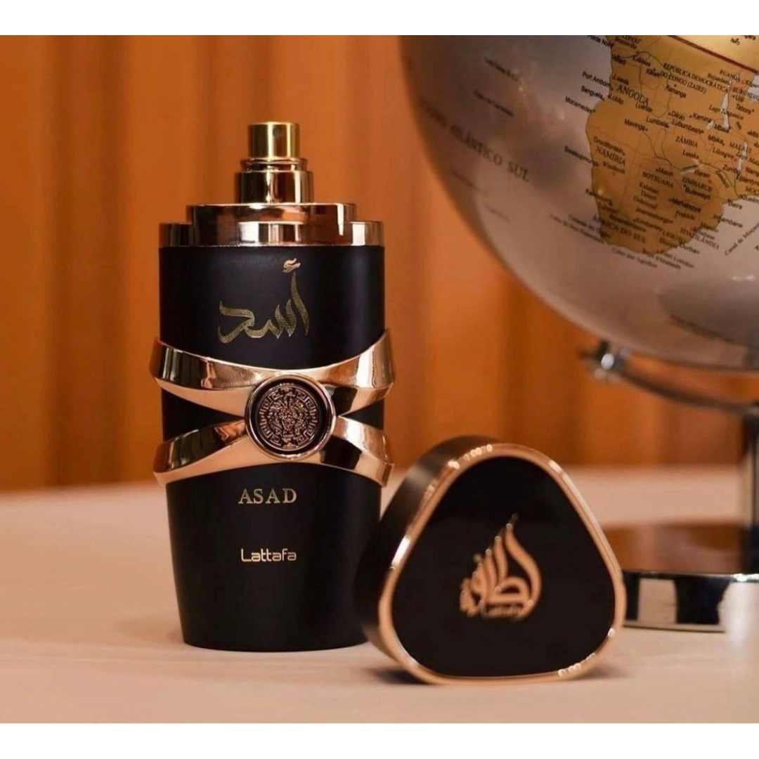Perfume Lattafa Asad 100ml Eau De Parfum Original Árabe Original Com Nota Fiscal E Selo Original Lataffa
