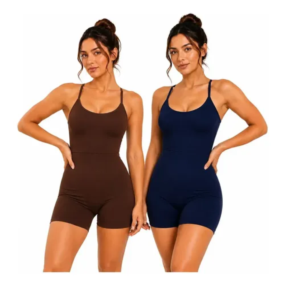 Kit com 2 Macaquinhos Fitness Feminino