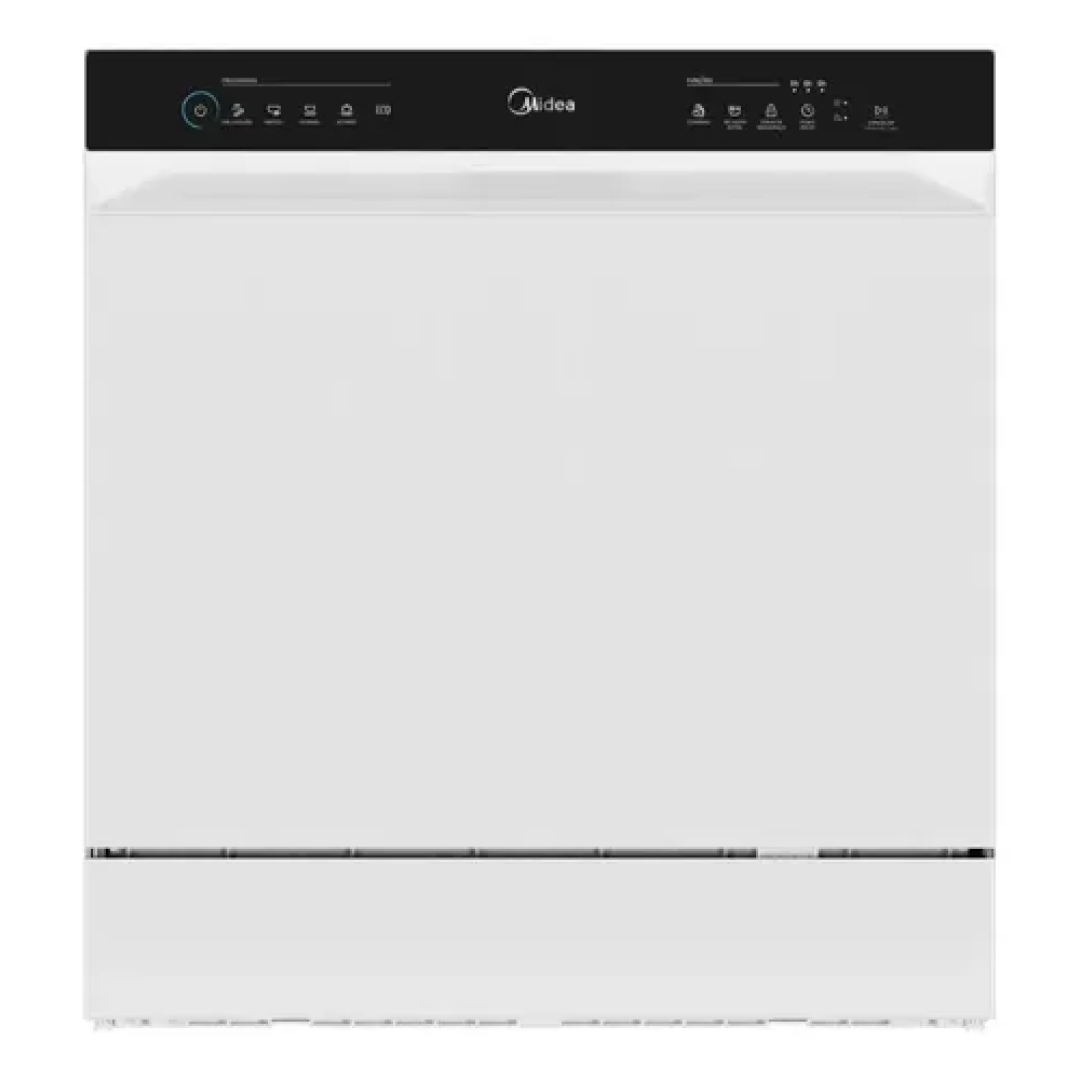 Lava Louças 8 Serviços Branco Touch Plus Midea 110V