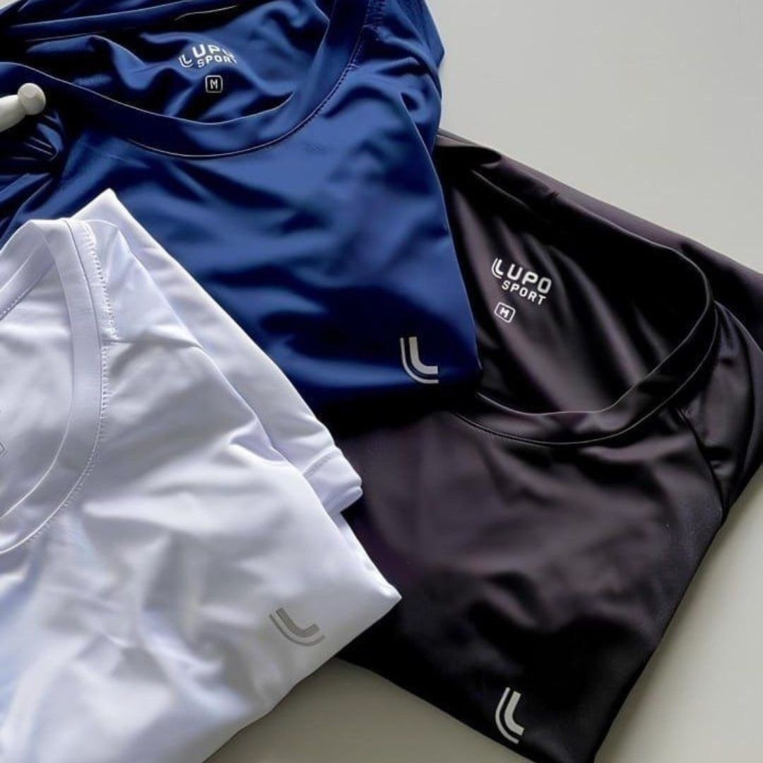 Kit com 2 Camisetas Dry-Fit Lupo