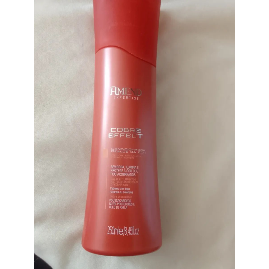 Condicionador Amend Realce Da Cor Cobre Effect em frasco de 250mL com 1 unidad