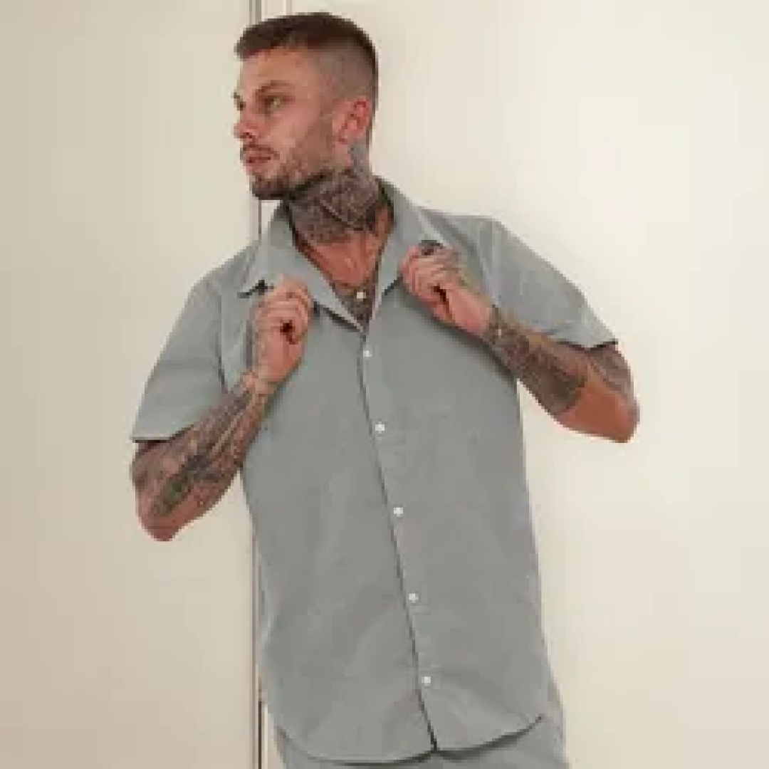 Camisa Social Linho Premium