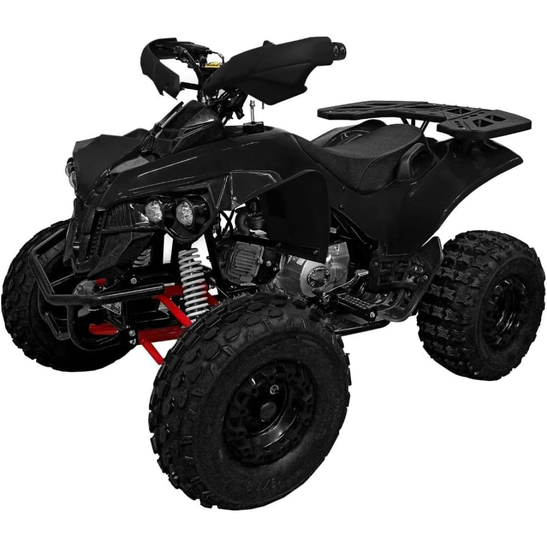 Quadriciclo Atv 125cc Gasolina P Elétrica com Ré 0 km Freio a Disco 4t Tatv125 Preto