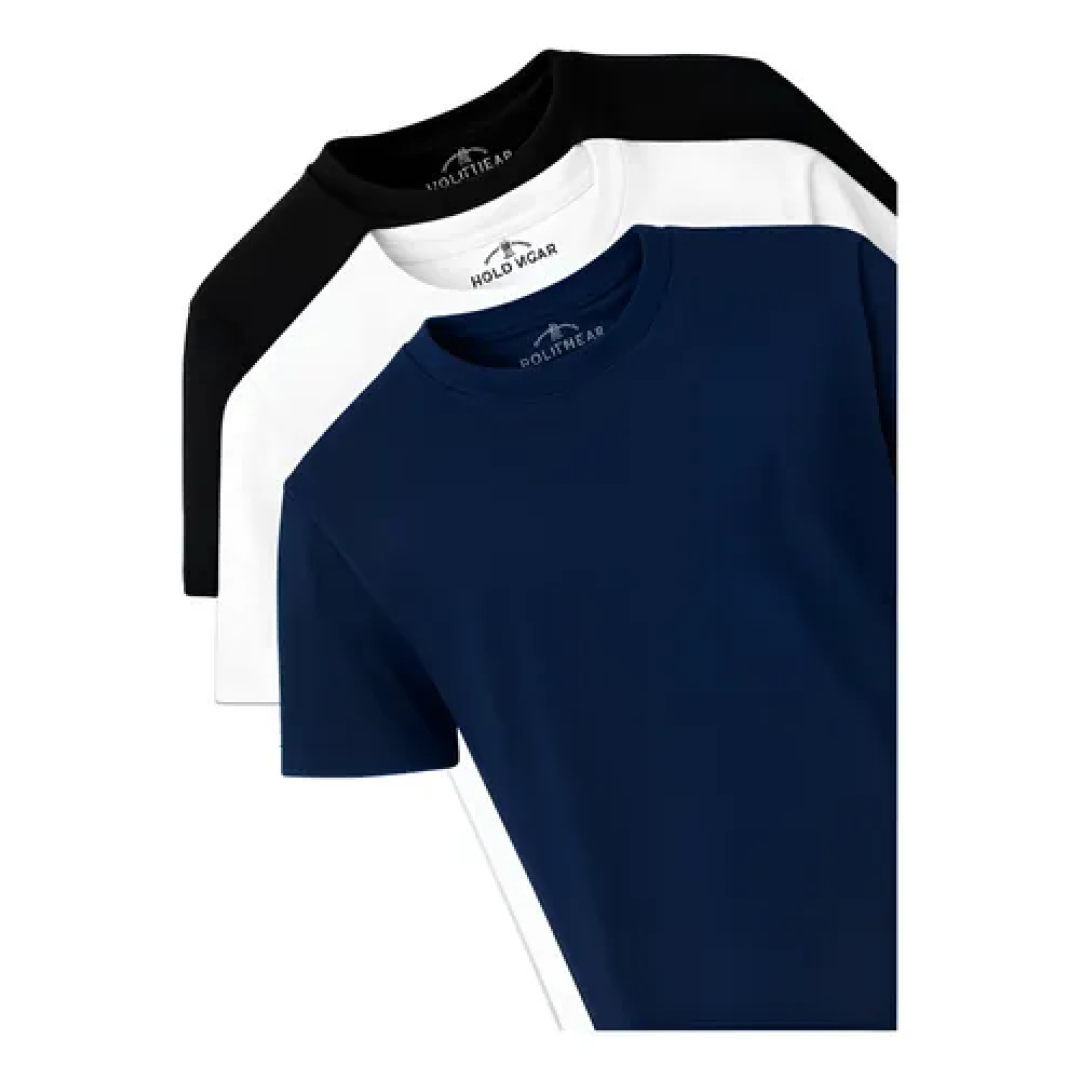 Kit 3 Camisetas Masculinas Polo Wear