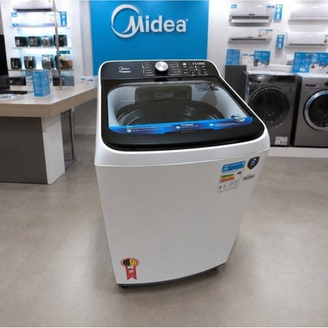 Lavadora Midea Wave Agitator 15kg 127v Branco