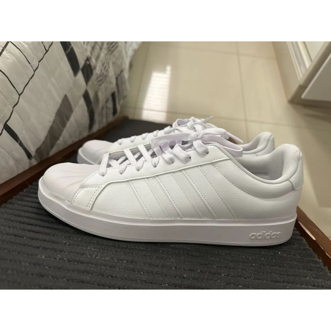 Tênis Masculino Streettalk adidas Ftwwht Ftwwht Ftwwht Lisa