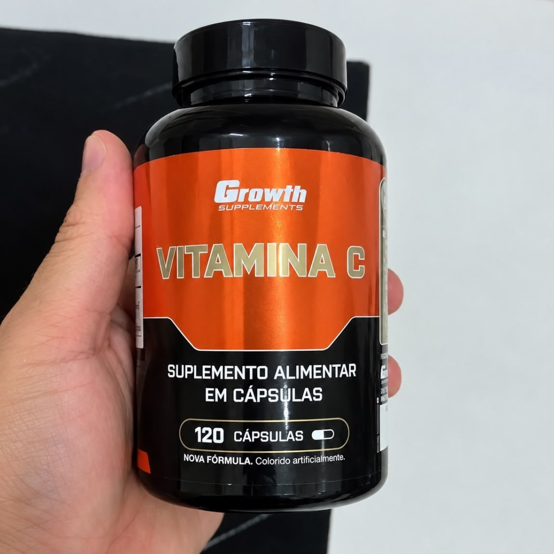 Vitamina C 120 Cápsulas Growth Supplements