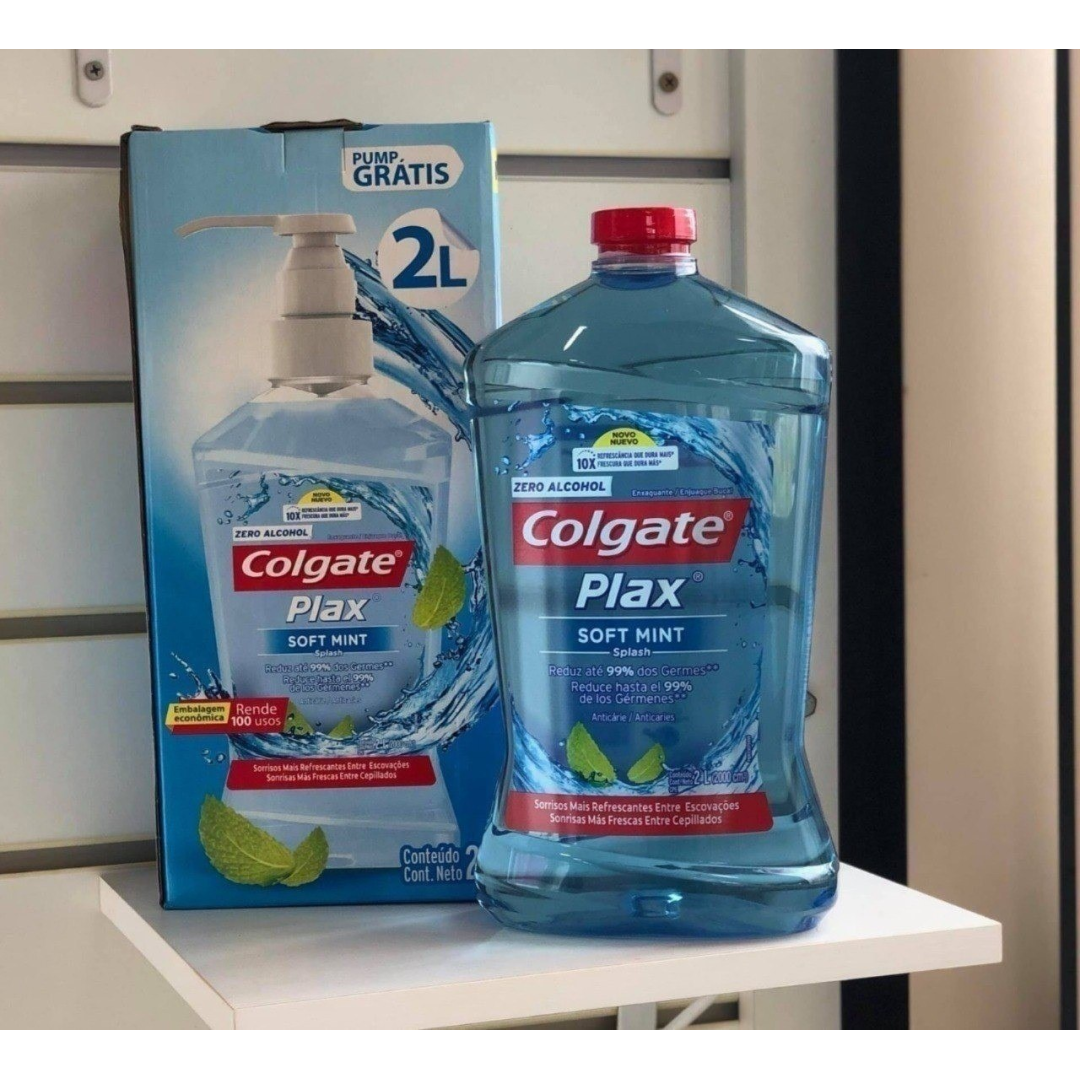 Enxaguante Bucal Colgate Plax Soft Mint 2L