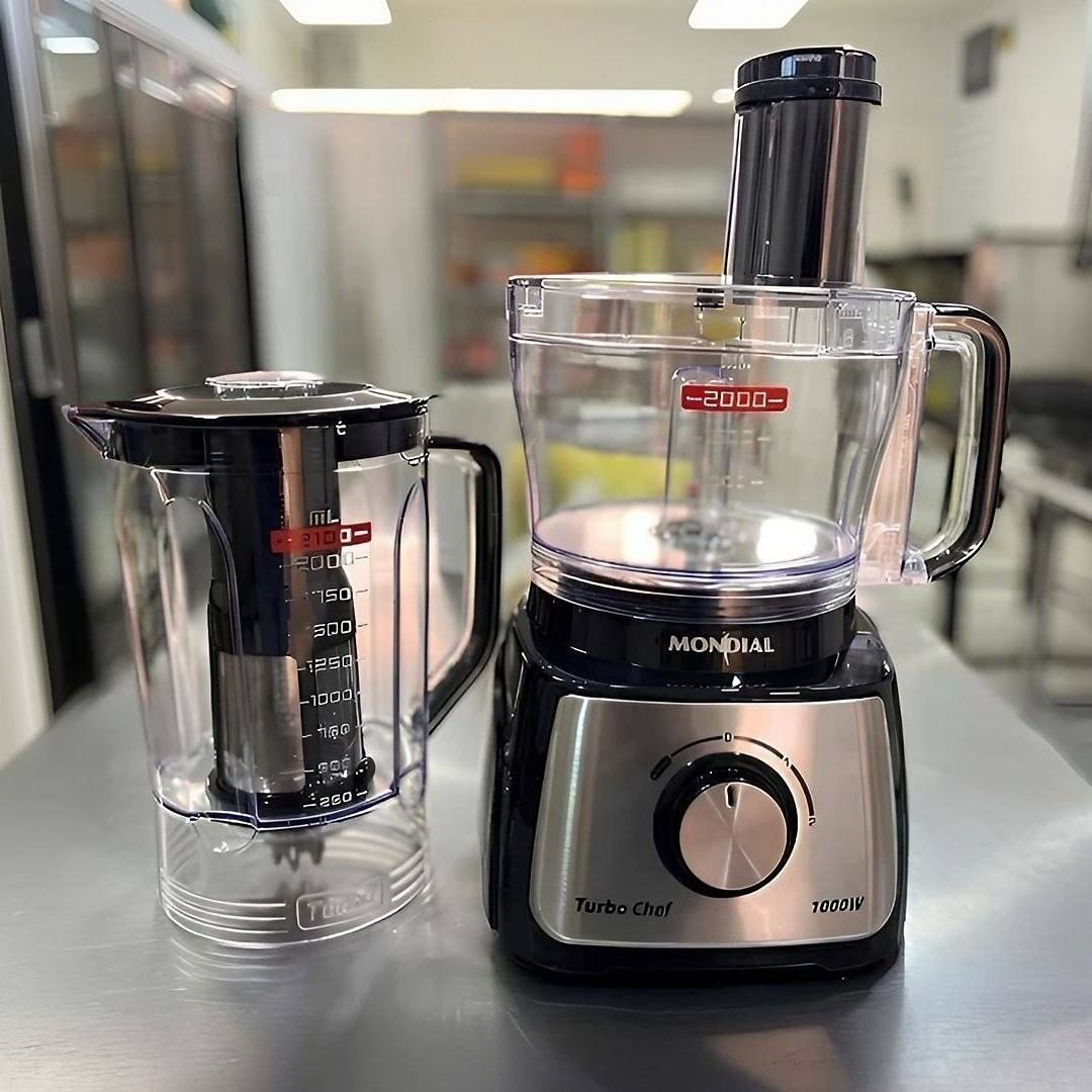 Multiprocessador Turbo Chef 5 Em 1 Mondial 1000w Mpn-01-b Preto 127v