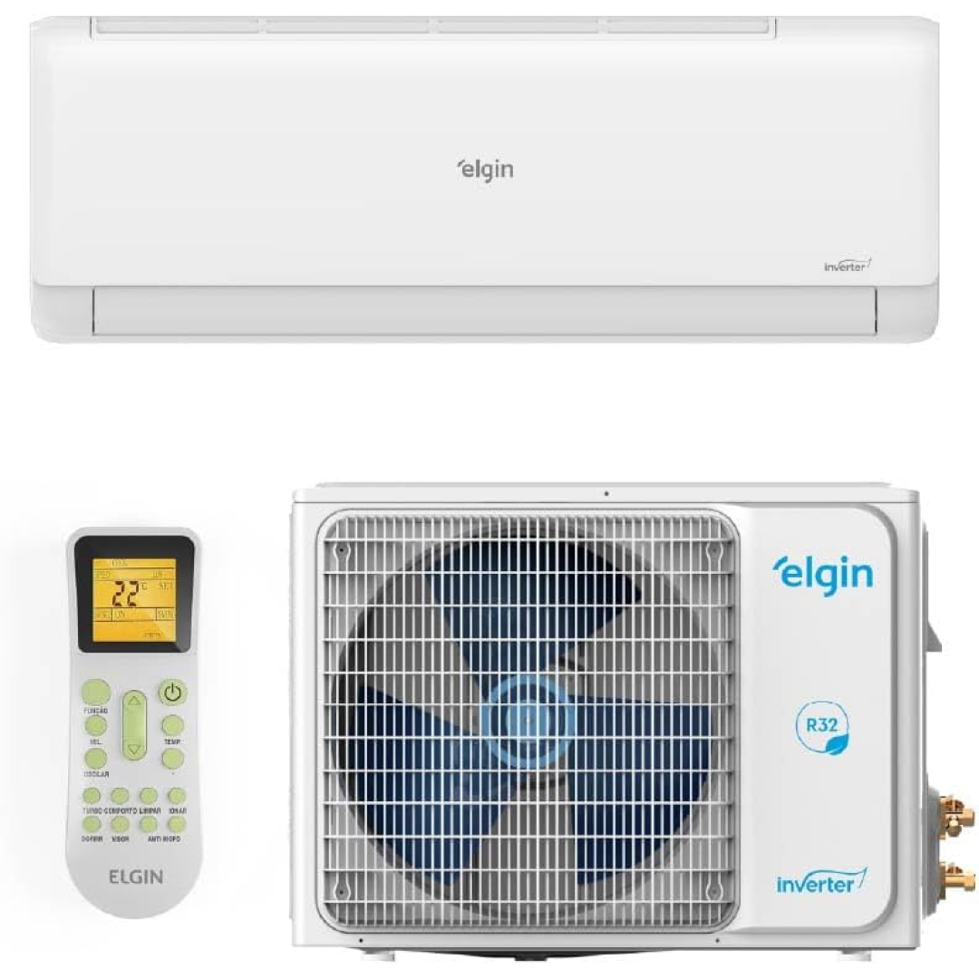 Ar Condicionado Split Elgin Eco Inverter III Wi-Fi 12000 BTUs Frio 220V HJFE12C2CF