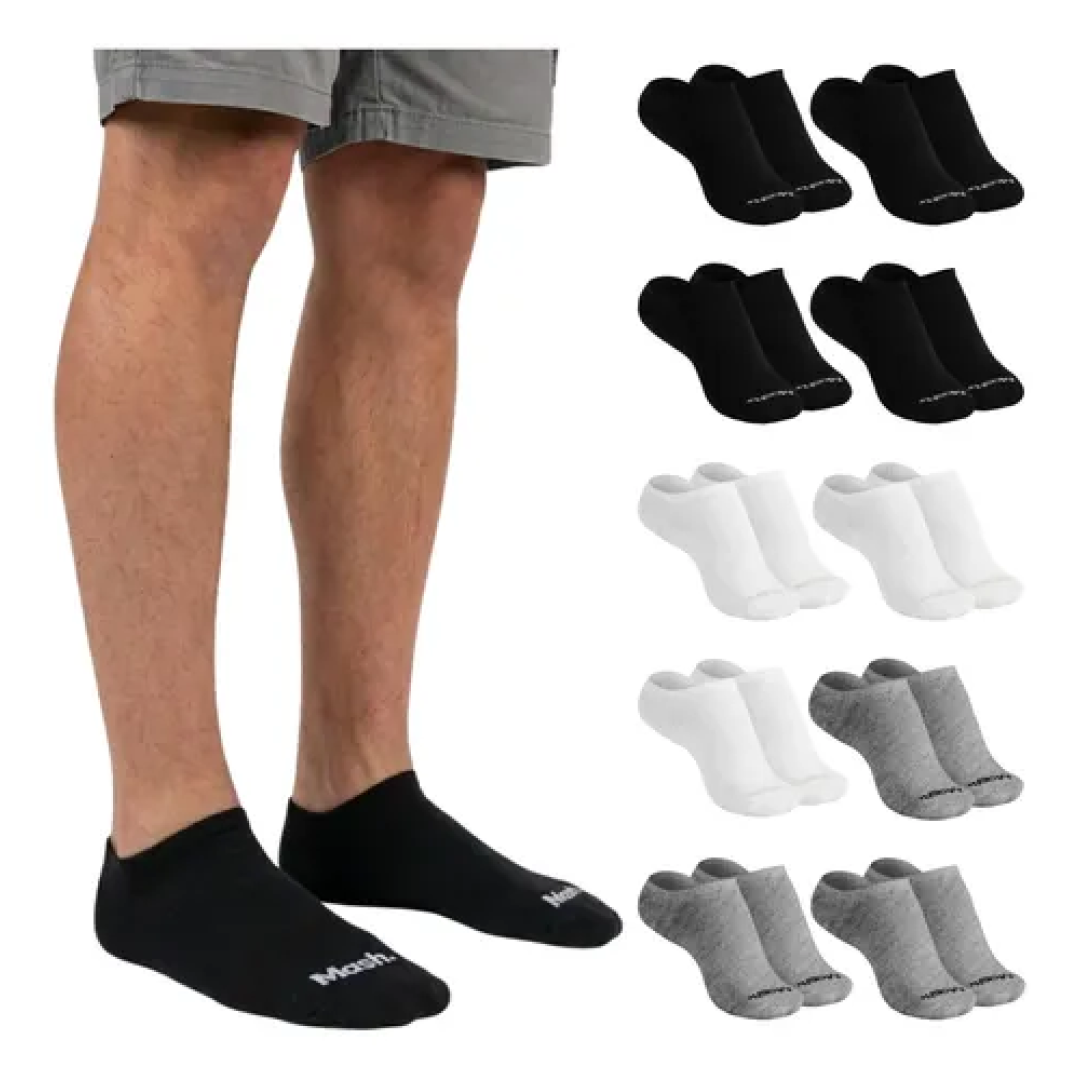 Kit com 10 Pares Meias Mash Invisível