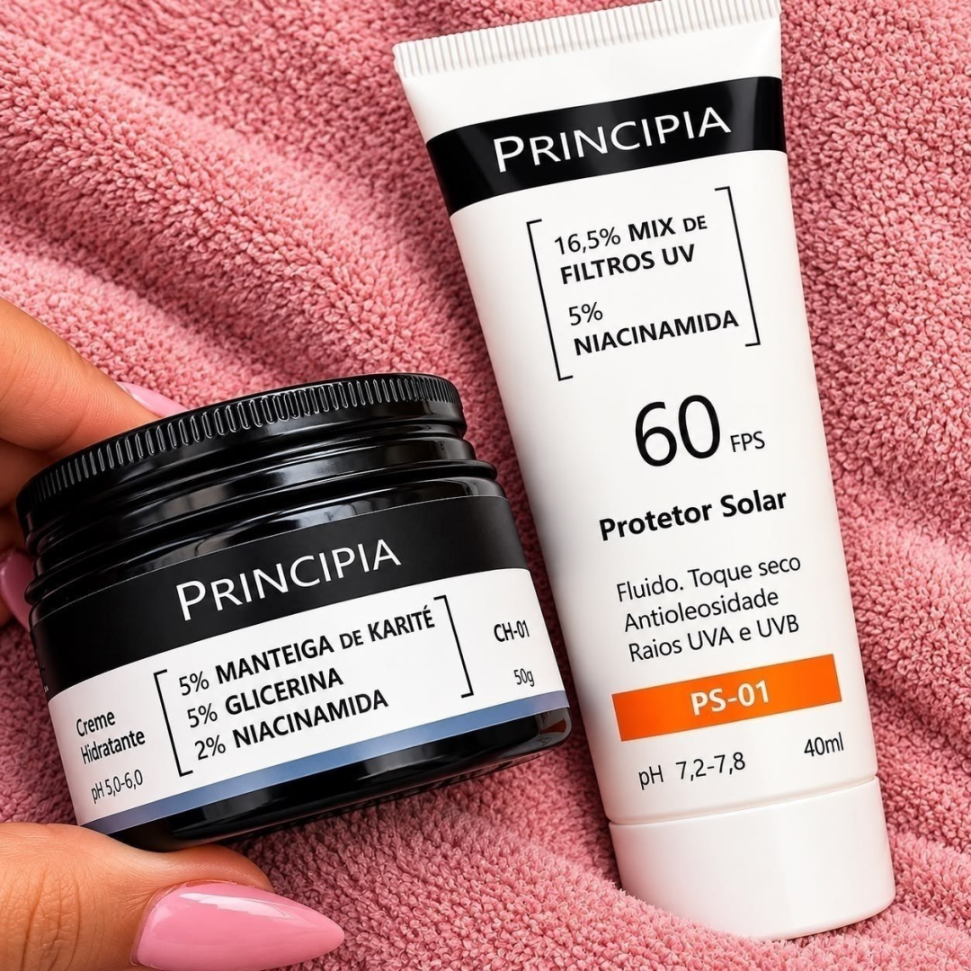 Principia Kit Hidratação E Proteção Facial Ch-o1 + Ps-01